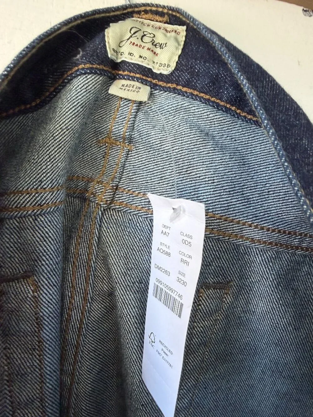 J. Crew 770 Jeans Dark Wash Denim NWT 32x30